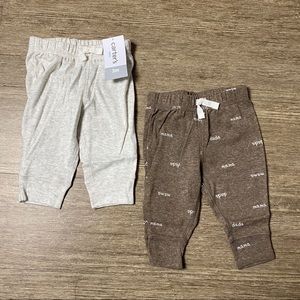 Carters Baby Boys Two Pack Cotton Pants